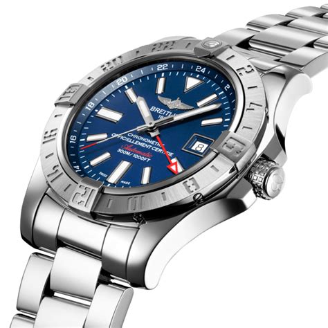 breitling avenger ii gmt blue|breitling avenger ii gmt a32390.